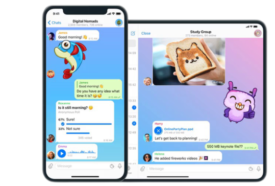 Telegram最新版本下载应用界面展示